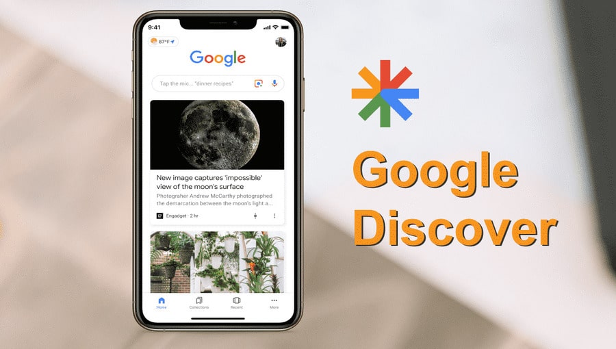 Google Discover là một công cụ khám phá nội dung có sẵn trên thiết bị di động